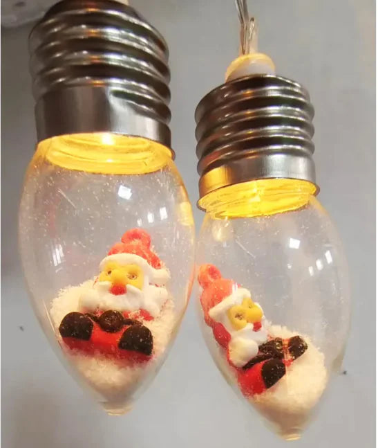 Christmas snowglobe string lights